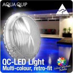 Aquaquip QC LED Multi-Colour Retro-Fit underwater Pool Light