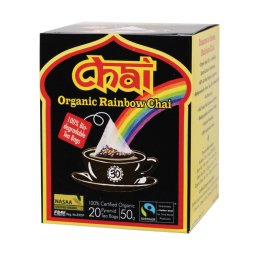 Organic Rainbow Chai Tea Bags x20