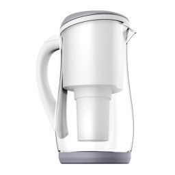 Gentoo Glass Water Filter Jug (Grey & White) 1.5L