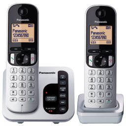 Panasonic KX-TGC222ALS Dect 2 Handset Cordless Home Phone System