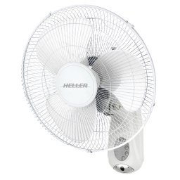 Heller HWAL40R White Wall Fan w/remote control 3 speed settings
