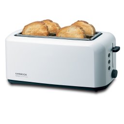 Kambrook KTA140WHT Wide Slot 4 Slice White Toaster