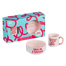 Dog Lover Mug and Pet Bowl Set