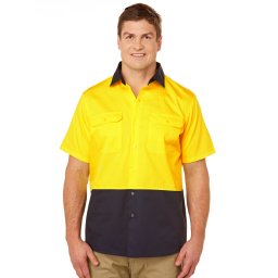 Lowes Short Sleeve Hi-Vis Yellow Shirt