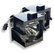 Original bulb inside Projector Lamp Module for BARCO iQ R400 (dual)