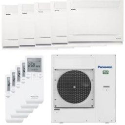 Penta split PANASONIC Console UFE CU-5Z90TBE 9kW tailles 20 + 20 + 25 + 25 + 35 CS-MZ20UFEA (x2) + CS-Z25UFEAW x2 + CS-Z35UFEAW