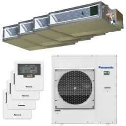 Quadri split PANASONIC Gainable UD3 CU-4Z80TBE 8kW tailles 25 + 25 + 25 + 25 CS-Z25UD3EAW (x4)