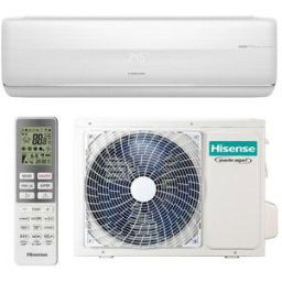 Climatiseur mono split HISENSE Mural Fresh Master 3.5kW QF35XW00G + QF35XW00W WiFi de série PAC air/air Inverter Silencieuse