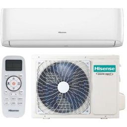 Climatisation mono split HISENSE Mural Easy Smart 2.5kW CA25YR05G + CA25YR05W PAC air/air Inverter Silencieuse