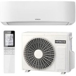 Climatiseur HITACHI AirHome 400 6.0kW RAK-DJ60RHAE + RAC-DJ60WHAE Mono Split Mural WiFi de série PAC air-air Inverter