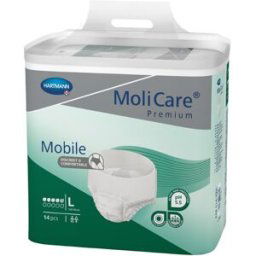Molicare Premium Mobile 5 Gouttes Large 14 Pièces