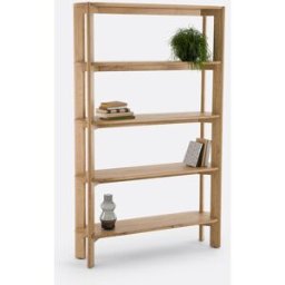 LA REDOUTE INTERIEURS Etagère 5 tablettes chêne massif, Elmo