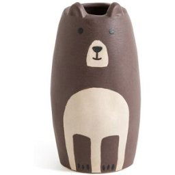 LA REDOUTE INTERIEURS Bibelot ours en faïence H18 cm, Bobino