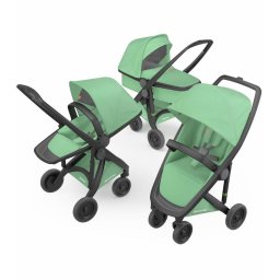 Combination 3-in-1 Reversible - Zwart/Mint