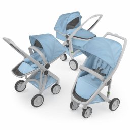 Combination 3-in-1 Reversible - Grijs/Sky *LIMITED EDITION*