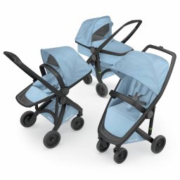 Combination 3-in-1 Reversible - Zwart/Sky *LIMITED EDITION*