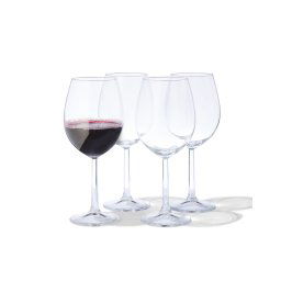 051 4-pak Rodewijnglazen 430ml (transparant)