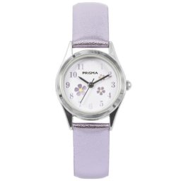 Prisma CW.153 Little Flower Purple Metallic - kinderhorloge