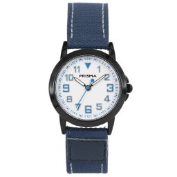 Prisma kinderhorloge CW.244 Jort Blauw Canvas