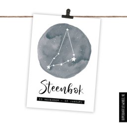 Sterrenbeeld kaart - Steenbok