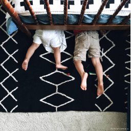 Wasbaar tapijt Bereber Black - 140x200cm