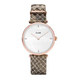 Cluse Triomphe Python CL61007 Bruin-Rose