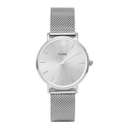 CLUSE CW0101203011 - Minuit Mesh - Silver/White - horloge