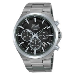 Pulsar PZ5097X1 Solar - Titanium - horloge