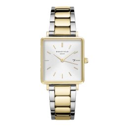 Rosefield QWSSG-Q043 Goud/zillver horloge