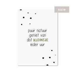 Puur natuur kleintje - groen