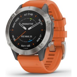 Garmin Fenix 6 010-02158-14 Fēnix 6 Sapphire horloge