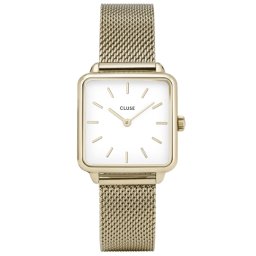 CLUSE CW0101207002 La Garçonne Gold Mesh/White horloge
