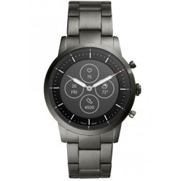 Fossil - Hybrid Smartwatch HR Collider Smoke Stainless Steel - FTW7009