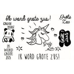 Tijdelijke Tattoo - Ik word grote zus