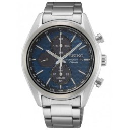 Seiko SSC801P1 - Solar Chronograaf - Horloge