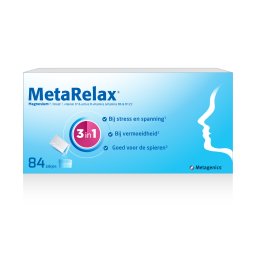 Metagenics MetaRelax Voedingssupplement Stress En Vermoeidheid 84 Zakjes