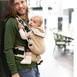 Baby Draagzak Nabaca - Denim Zand