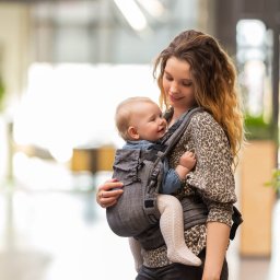 Baby Draagzak Nabaca - Denim Zwart