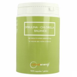 Spirulina Chlor. Caps 500 Natural Energy Labophar