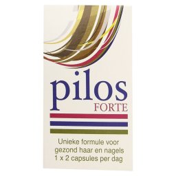 Pilos Forte Voedingssupplement Haar En Nagels 2x30 Capsules