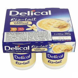 Delical Rijstpap Vanille 4x200g