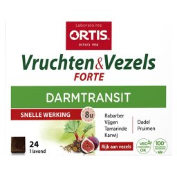 Ortis Vruchten & Vezels Forte Blokje 24