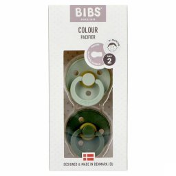 Bibs 2 Fopspeen Duo Sage Hunter Green