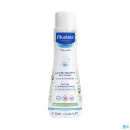 Mustela Toiletmelk Zonder Spoelen 200ml