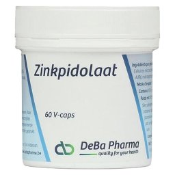 DeBa Pharma Zinkpidolaat 60 Vegetarische Capsules