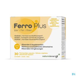 Natural Energy Ferro Plus Caps 30