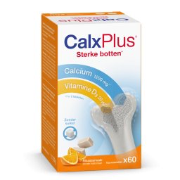 CalxPlus Sinaasappelsmaak 60 Kauwtabletten
