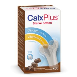 CalxPlus Chocoladesmaak 60 Kauwtabletten