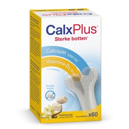 CalxPlus Vanillesmaak 60 Kauwtabletten