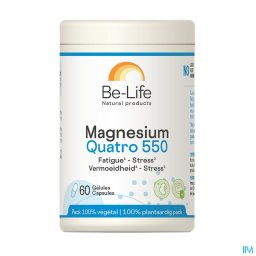 Be-Life Magnesium Quatro 550 60 Capsules